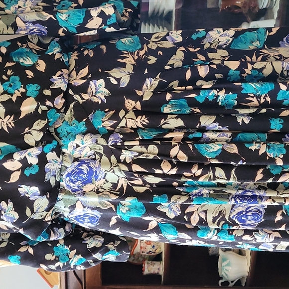 Vintage 1980s Floral Cottagecore Midi Dress - Picture 10 of 10